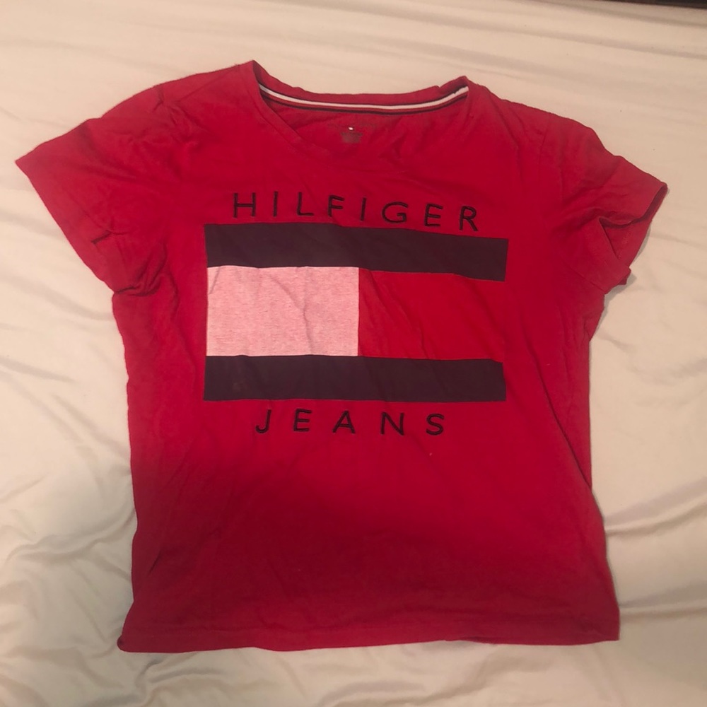 Cute red baby tee